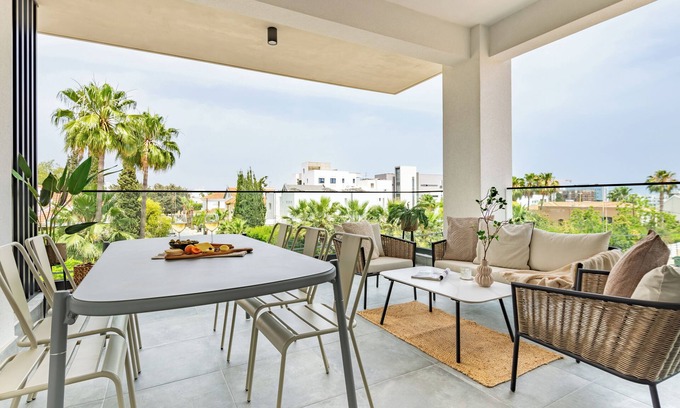 Agios Athanasios Apartment | Sanders Evolution 2 - Great 2-Bdr Apt with Balcony