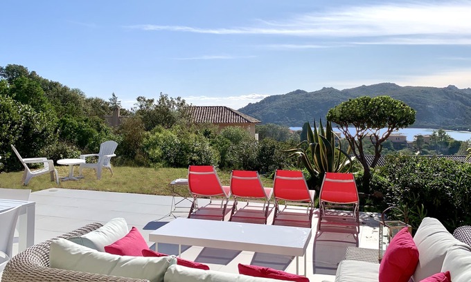 Santa Giulia House | SANTA GIULIA VILLA PORTO VECCHIO 5 PERS, TB PANORAMIC SEA VIEW, BEACH 600m