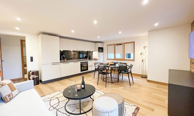 Les Gets Apartment | Sapins302 | New apartment from 2024 village center near the Pistes