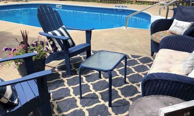 Saratoga Springs House | Saratoga Backyard Spa Retreat | Hot Tub + Pool + Fire Pit & Outdoor Dining