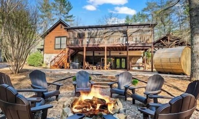 Blue Ridge House | Sauna Hot/Cold Tubs Fightingtown Creek Blue Ridge