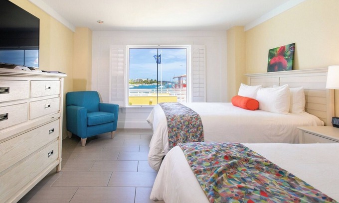 Christiansted Hotel | Scenic Harbor View | 4 Queen Rooms | Group-Friendly Stay Near Attractions