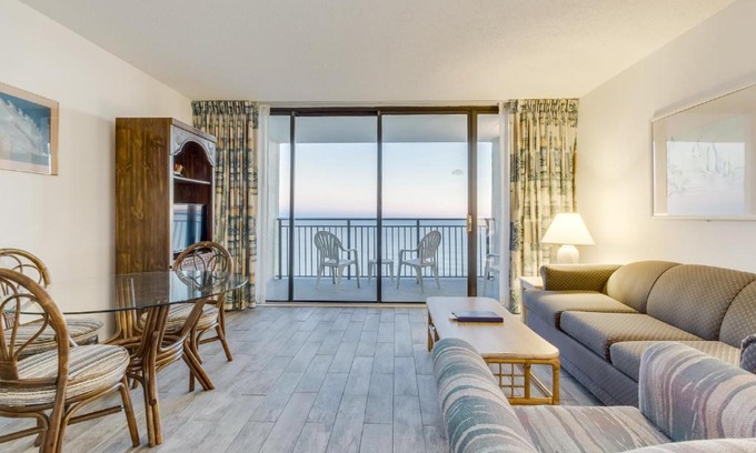 Myrtle Beach Apartment | Scenic Views from the balcony at Ocean Forest Plaza Condos