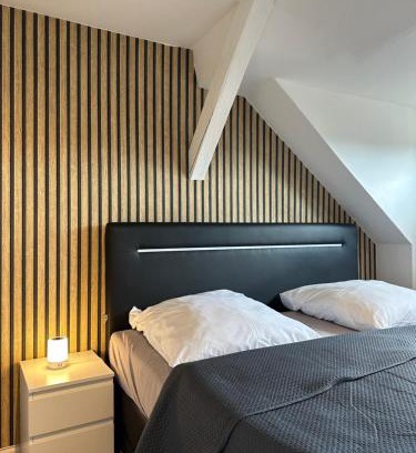 Burgeresch Apartment | Schönes City-Apartment mit 2 Schlafzimmer, Parkplatz, ruhig und hell, D46-DG