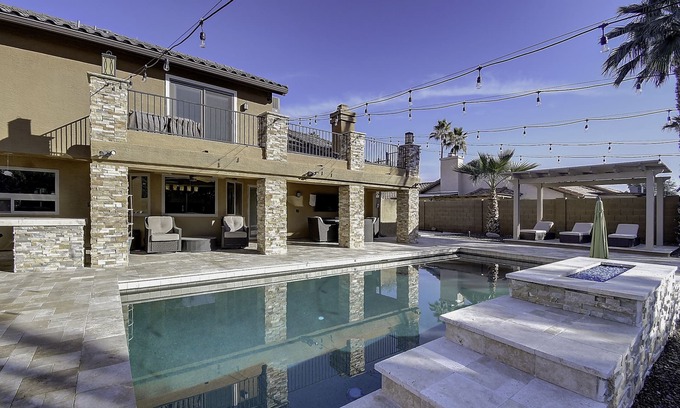 Sunset Ridge House | Scottsdale Kierland Compound- Outdoor Living- Hot Tub