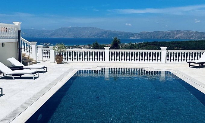 Kissamos House | Sea and mountains . Beautiful villa with stunning views