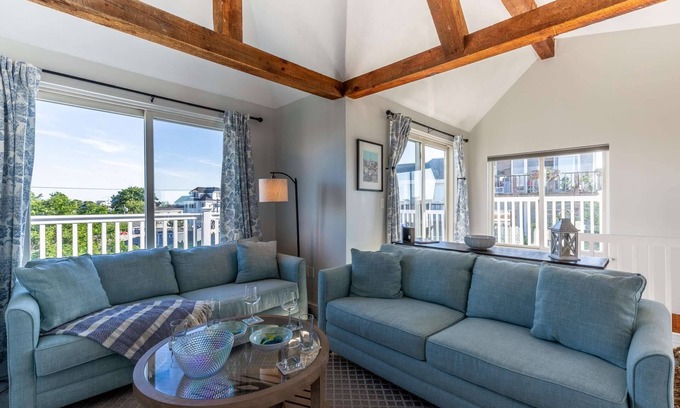 Newburyport House | Sea Love Beach: Walk to Beach, 2 Living Rooms, Central AC, Outdoor Shower, Smart TVs, Deck, Grill