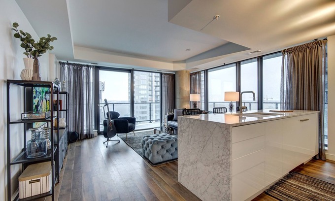 Downtown Halifax Condo | Sea View 2 BR The Roy - Modern, Prime Location ++.