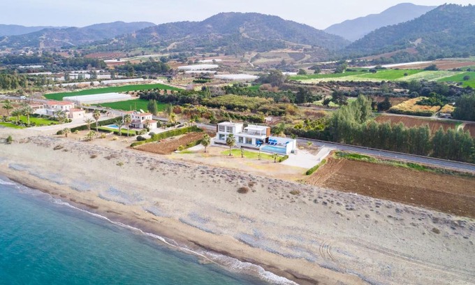 Argaka Villa | Seafront Villa Sea Gem - Private Beach Area & Infinity Pool