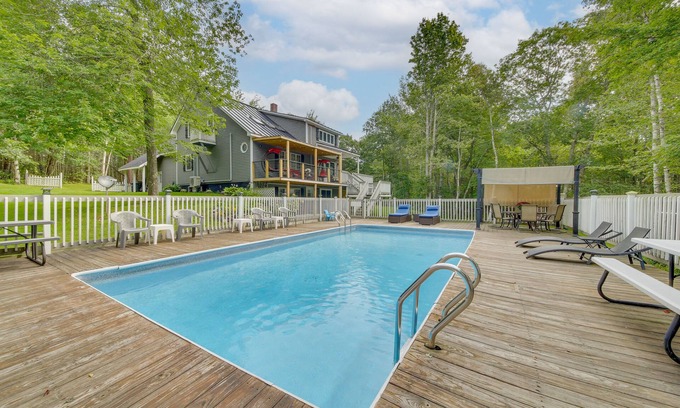 Searsport House | Searsport Paradise w/Private Pool & Patio!