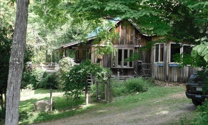 Burnsville Cabin | Secluded Cabin on 45 Private Acres with Trails, Pond, Pets Ok.