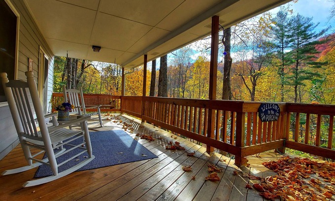 Whittier House | Secluded, Mtn House w/Mtn views, Creek Sounds, and hot tub