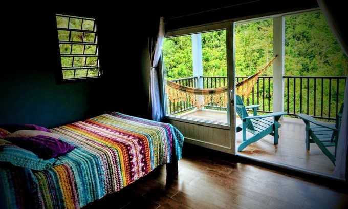 Pont Casse Cottage | Secluded seaview solar cottage w/organic greenhouse & farm to table cuisine