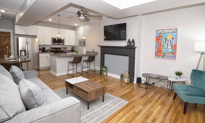 Over-the-Rhine Condo | Secluded & Spacious 1BR Condo – Central in OTR