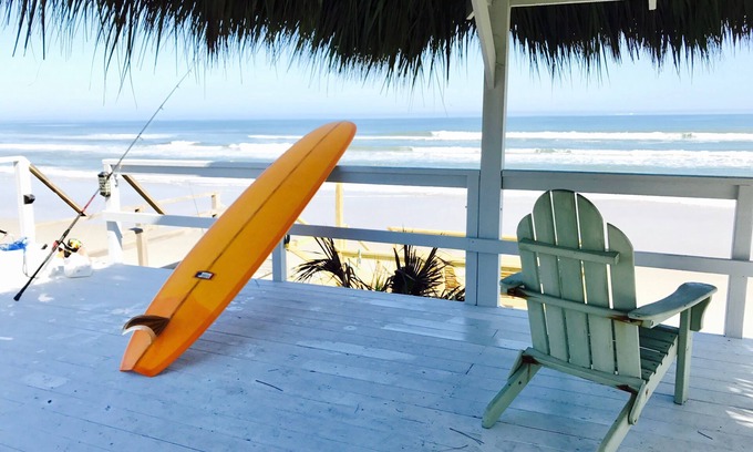 Bethune Beach House | Secluded Tiki Beach House - Beach fun, surf, meditate, fish, play or just relax