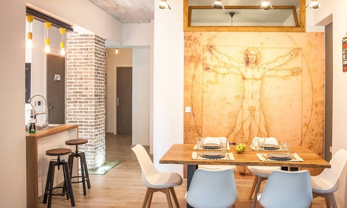 Nea Chora Apartment | Secret Loft, 2min Walk From The Beach, High Tech