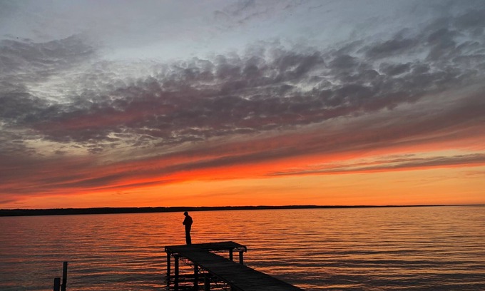 Romulus House | Seneca Lake cottage, 114 ft of level shale beach. Beautiful sunsets.