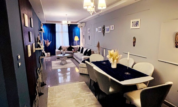 Sidi Jabir Apartment | Serene 2-bedroom apartment with AC in Alexandria Governorate