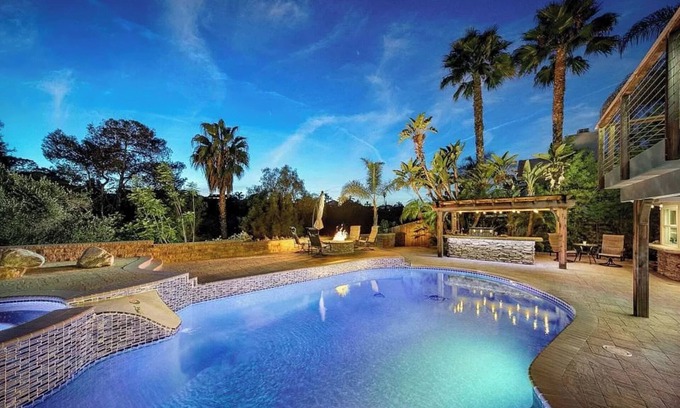 Guajome House | Serene hillside oasis with pool, spa, & BBQ - 20 min to beach