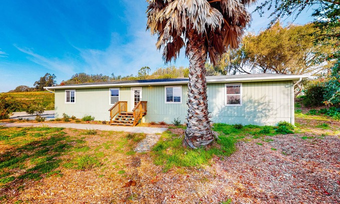 Watsonville House | Serene, rural home with furnished patio, countryside views, grill & W/D