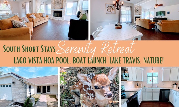 Highland Lake Estates House | Serenity Retreat, Escape the City, Nature, Lake Travis