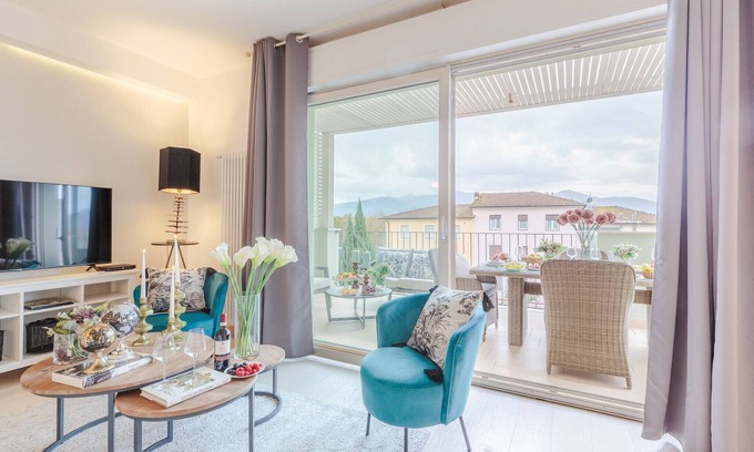 Lucca Historical Center Apartment | Serenity Vista Penthouse with Terrace in the City Centre of Lucca