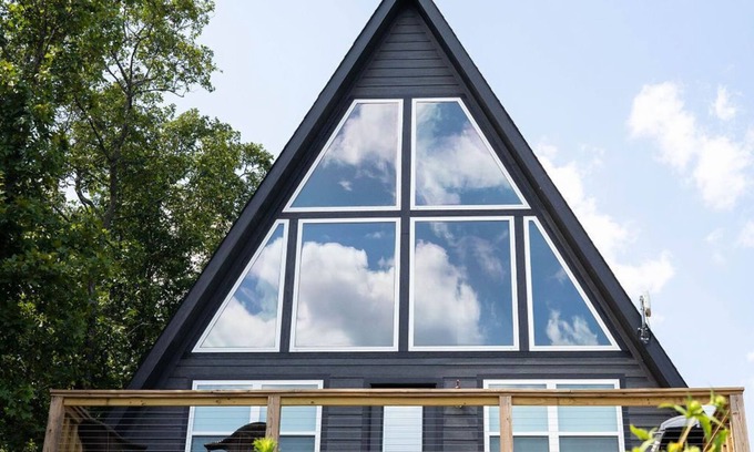 Morrilton Cabin | Seven Hollows Modern A-Frame on Petit Jean Mountain