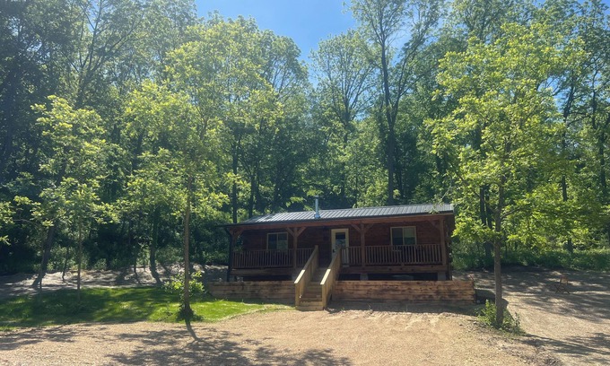 Gays Mills Cabin | Shalom cabin with private hot tub, Shalom Cabin