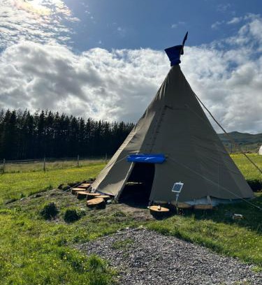 Lochcarron Other | Shandon tipi off grid camping, nc500