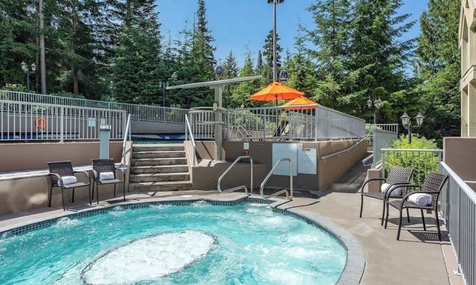 Upper Village Condo | Shared Bike storage, Parking, Pool, Hot Tub & Gym