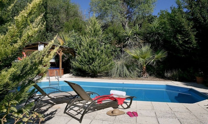 Miliou Villa | Single Storey Villa, Private Pool, Hot Tub set in the Leafy Miliou Valley amongst the Citrus Groves!