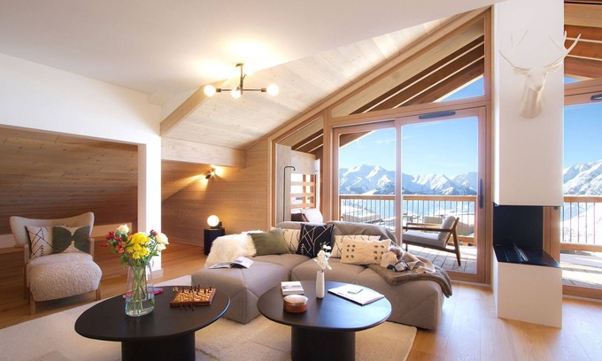 Bergers Condo | Ski aux pieds | Superbe T4 de 100m² + cheminée