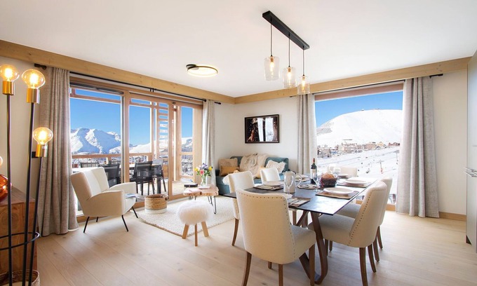 Bergers Condo | Ski aux pieds ! Superbe T3 + cabine & balcon