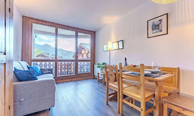 Val-Thorens Apartment | Ski-in 1BR in the Heart of Val Thorens with Mountain View 110 Silver alp