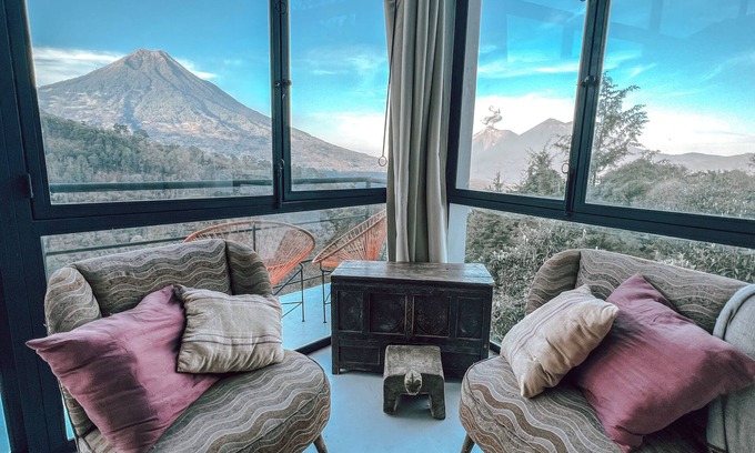 Antigua Guatemala Villa | Sky Dancer Villa Luxury Penthouse: Treetop Volcano View