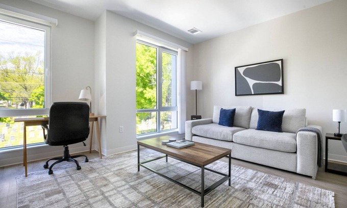 Lower Washington - Mount Hope Apartment | Sleek Roslindale 1BR w/Laundry & Gym, near Transport, by Blueground