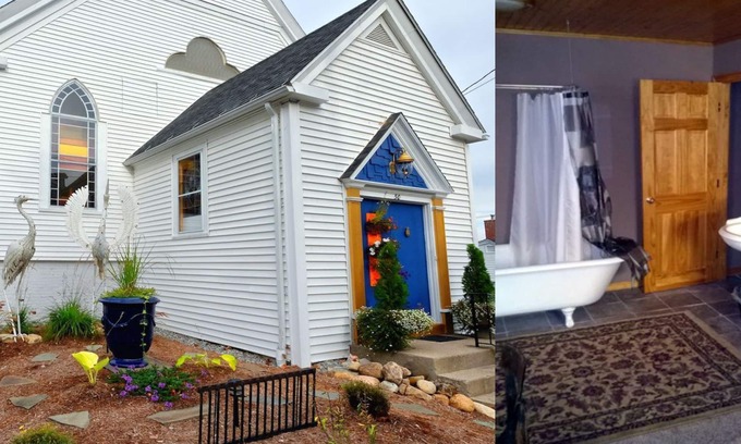 Wolfeboro House | Sleep Like an Angel in an Old Church - Brown Room