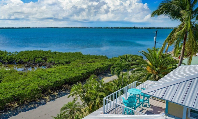 Eden Pines House | Slice of Paradise: Captivating Open Water Views, Deep Canal, Dockage, Heated Pool, and Pet-Friendly!