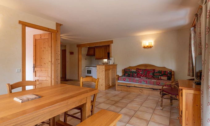 Le Grand-Bornand Apartment | Slopes and Heart of Village and Large Terrace