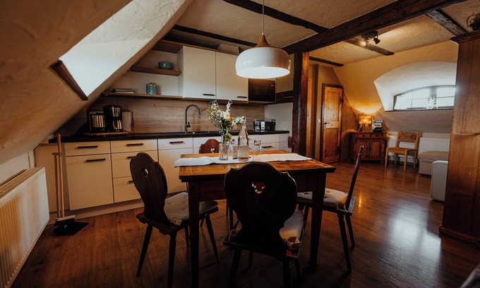 Oppurg Other | Small apartment for 2 people with two possible extra beds