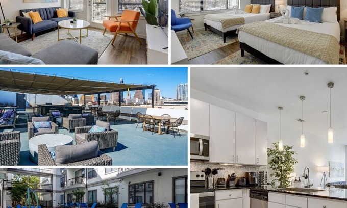 Bouldin Apartment | SoCo Urban Paradise - Best Location! - Pool, Gym, Rooftop, Free Parking
