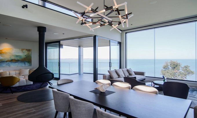 Somers House | Somers Sanctuary | Clifftop Luxury with Pool & Sauna