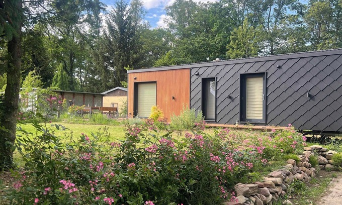 Lebusa House | Sonniges Tinyhouse am Körbaer See