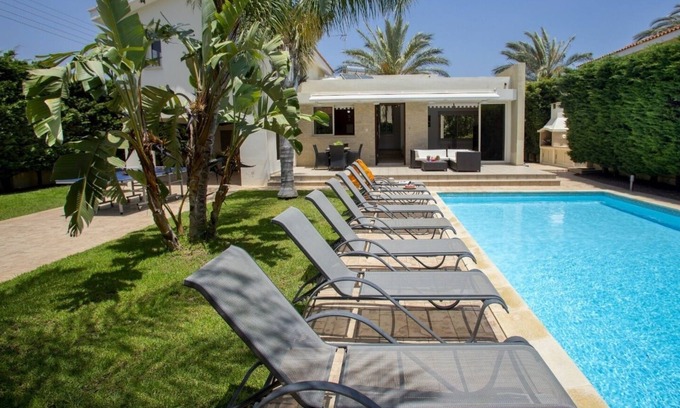 Pervolia Villa | Soothing Sunset Villa, 200m to the Beach