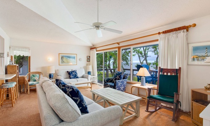Carolina Dunes Condo | Soundfront 3BR | Pool, Tennis & Walk to Beach/Duck
