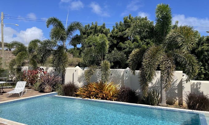 Fairy Valley Rock Villa | South Coast Treasure - 3 Bedroom 4 Bath - Private Pool & Deck - AC - BBQ - WIFI