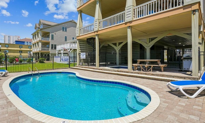 Crescent Beach House | Southern Hospitality, Luxury Rental, Oceanfront, Game Room, Pool, Hot Tub, Porch with Ocean Views