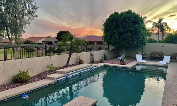 Surprise Farms House | Southwestern Bohemian Home with Private Pool