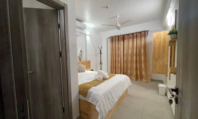 Hulhumale Apartment | Spacious 3-bedroom apartment with WiFi, AC in charming Phase 02