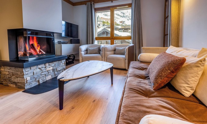 Arc-1950 Apartment | Spacious 3 bedrooms apartment, 10 people duplex facing Aiguille Rouge